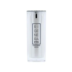 prodotto cosmetico bianco per occhi su sfondo bianco