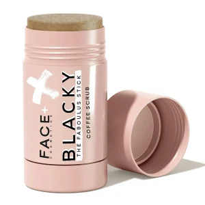 flacone di FACE+ Blacky Coffee Scrub The Fabulous Stick