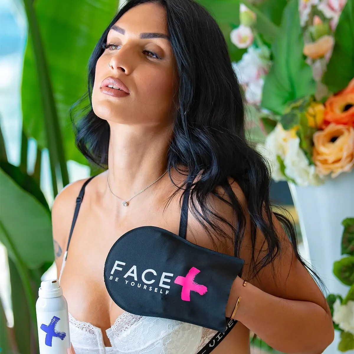 guanto glove nero face+